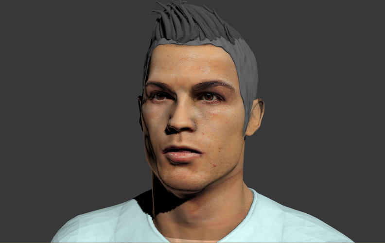 Cristiano Ronaldo 3D Print 208461