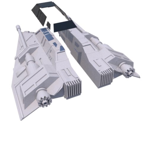 NAVE T-47 STAR WARS 3D Print 208532