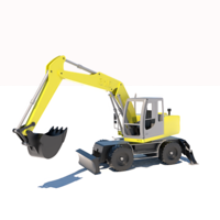 Small bulldozer 3D Printing 208607