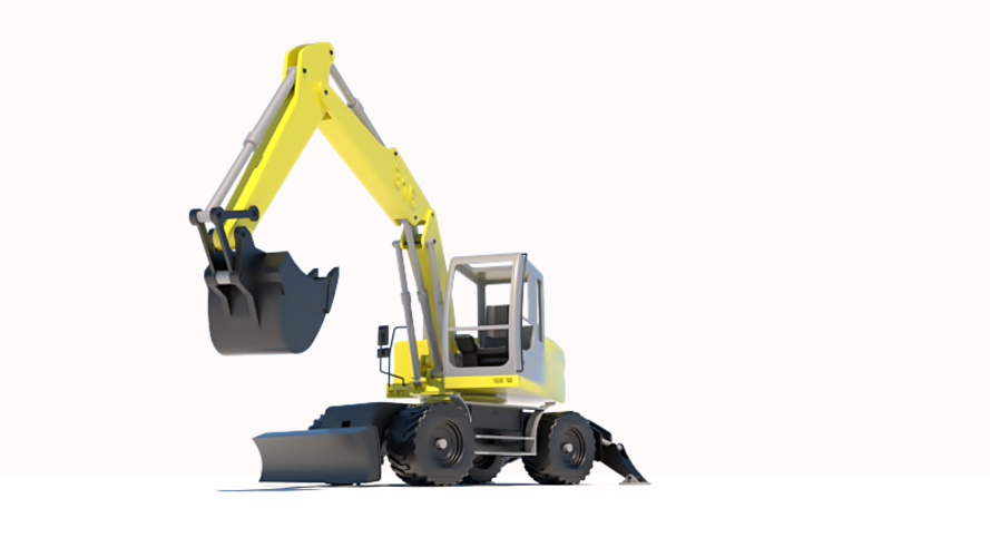 bulldozer 3D Print 208608