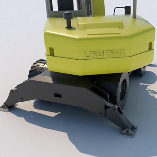 bulldozer 3D Print 208615
