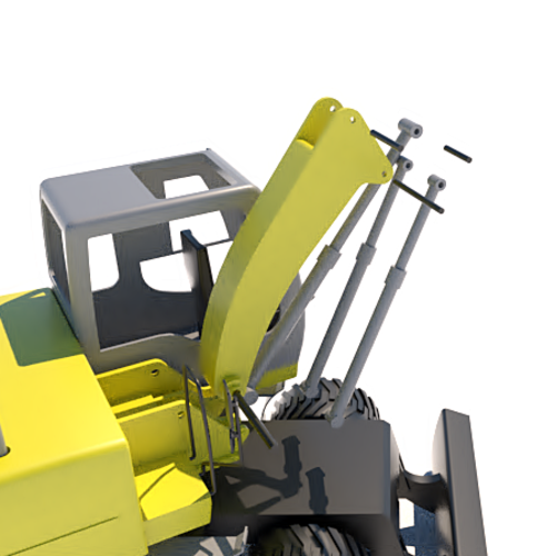 bulldozer 3D Print 208629