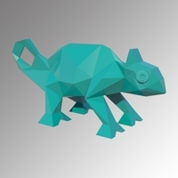 CHAMELEON LOW POLY - Thumbnail 1