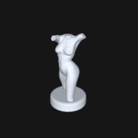 Small Sculptural torso 3D Printing 208662