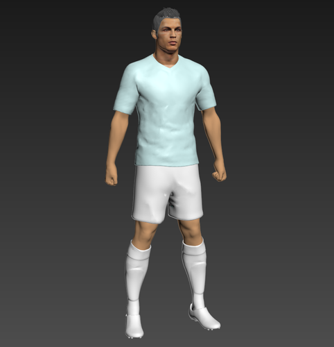 Cristiano Ronaldo 3D Print 208785