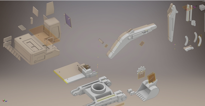 demo track excavator