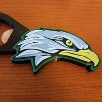 Eagle Themed Beer/Soda/Pop Bottle Opener - Thumbnail 4