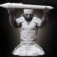Small Free Samurai Holder for tablet pens 3D Printing 20883