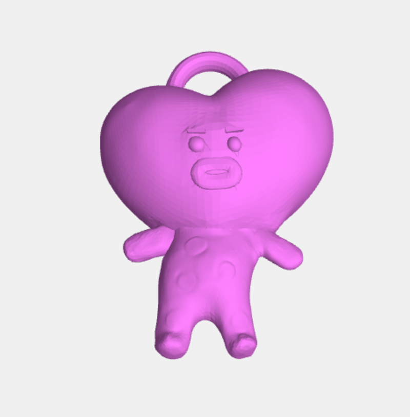 Tata BTS Keychain, Llavero Tata BTS