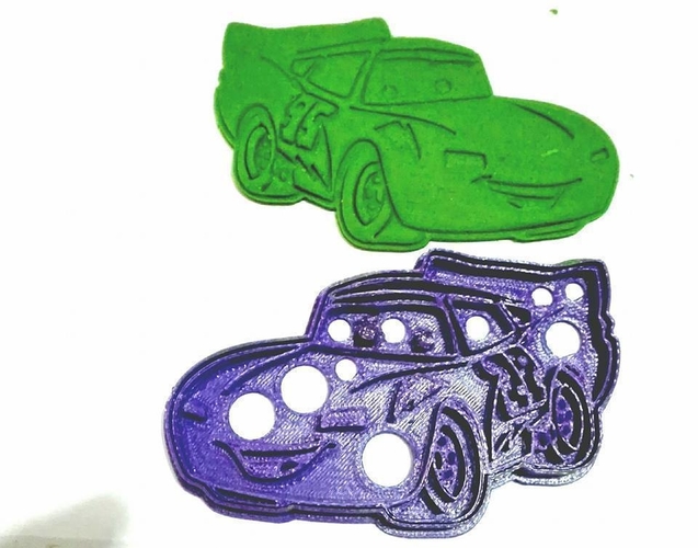 Rayo McQueen cookies cutter 3D Print 208842