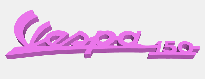 Piaggio Vespa 150 emblem