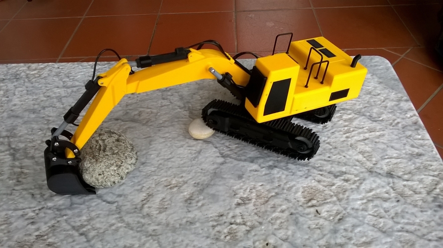 full track excavator 3D Print 208901
