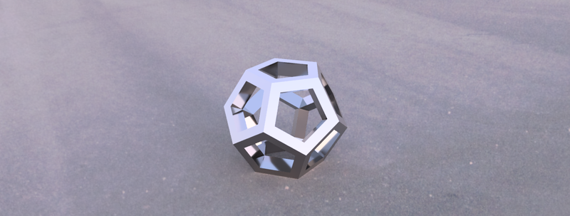hollowed DODECAHEDRON