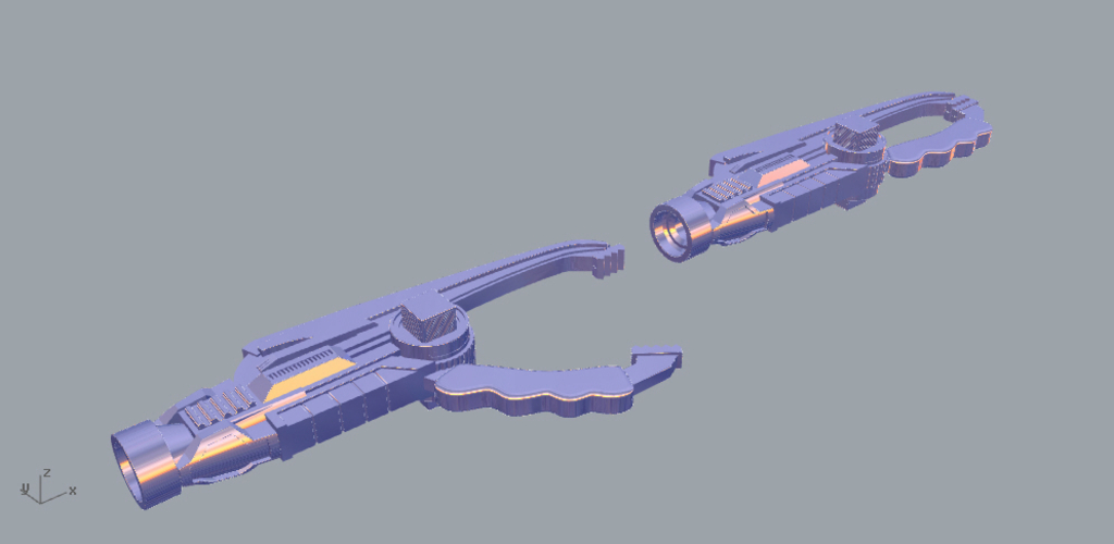 POWER RANGERS blaster 2 positions 3D print model 3D Print 208967