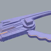 POWER RANGERS blaster 2 positions 3D print model - Thumbnail 3