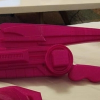 POWER RANGERS blaster 2 positions 3D print model - Thumbnail 5