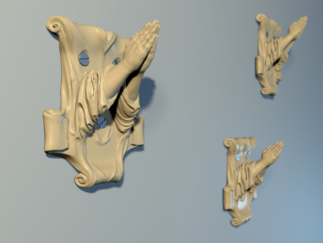 Hanger "Prayer" 3D Print 209001