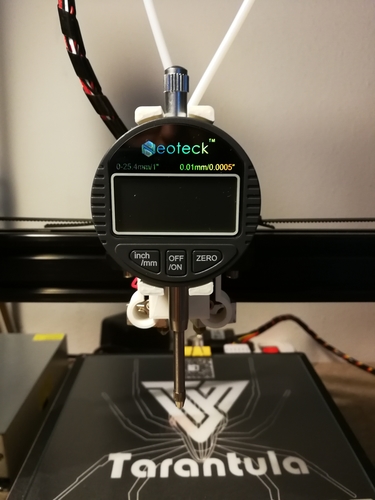 Dial gauge clamp for Tevo Tarantula 3D Print 209063