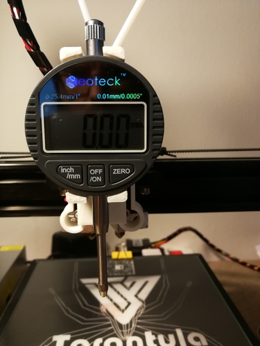 Dial gauge clamp for Tevo Tarantula 3D Print 209065