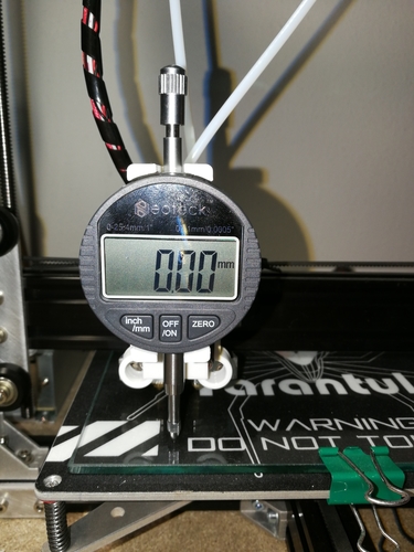 Dial gauge clamp for Tevo Tarantula 3D Print 209066