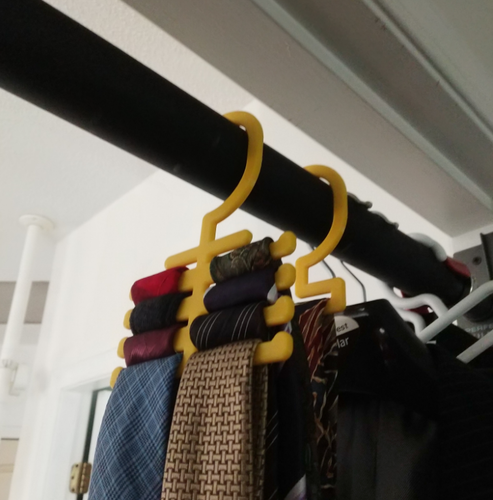 Tie Rack Hanger 3D Print 209121