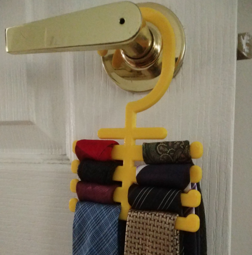 Tie Rack Hanger 3D Print 209122