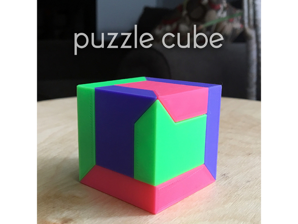 Medium Puzzle Cube 3D Printing 209259
