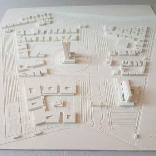 University Siteplan 3D Print 209315