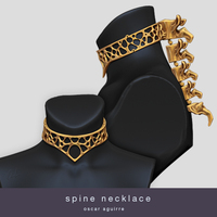 Small Spine Necklace 3D Printing 20951