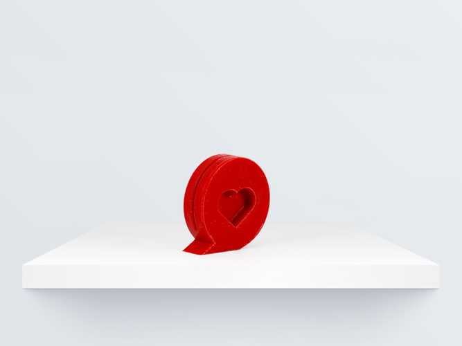 Valentine photo stand 3D Print 209563