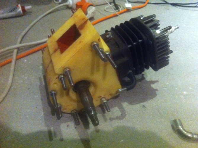 Working 2 stroke engine 3D Print 209590