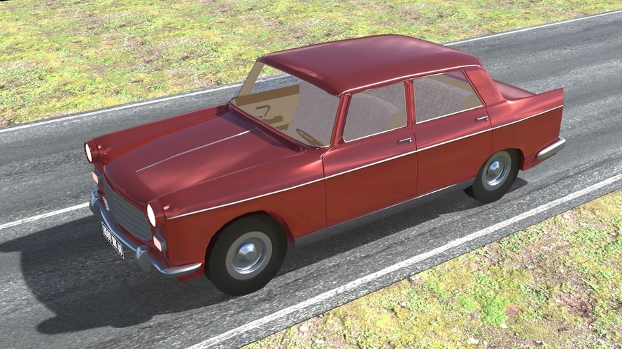 Car Peugeot 404 1969 3D Print 209627