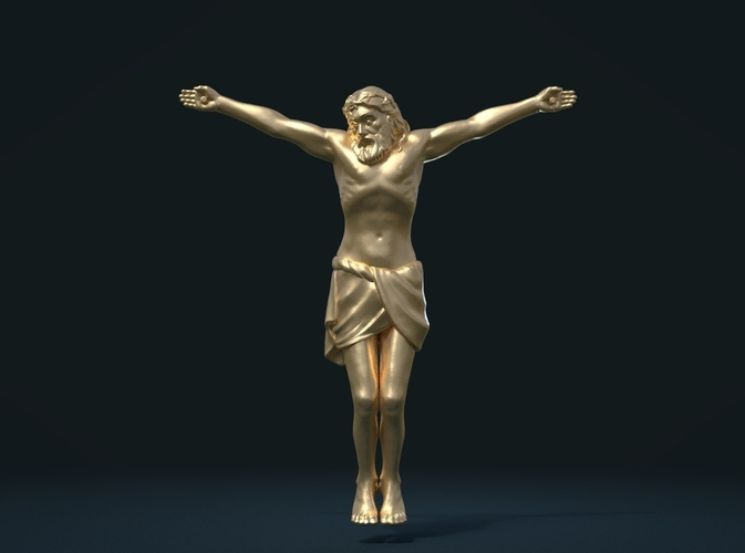 Crucified Jesus Christ 3D Print 209744