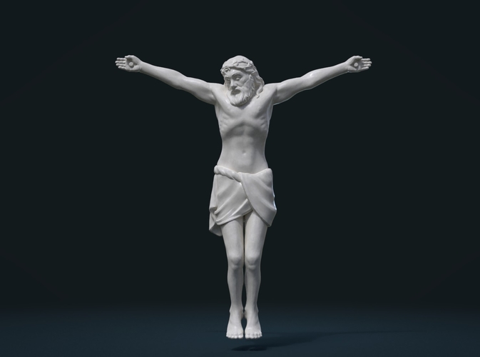 Crucified Jesus Christ 3D Print 209748