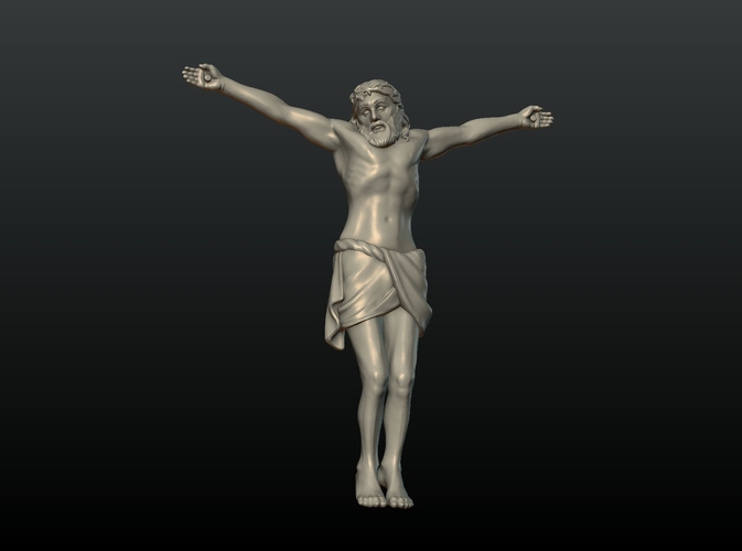 Crucified Jesus Christ 3D Print 209752