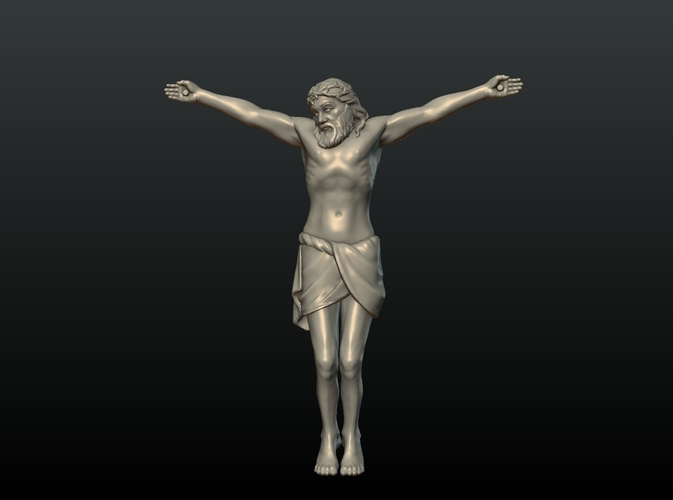 Crucified Jesus Christ 3D Print 209753