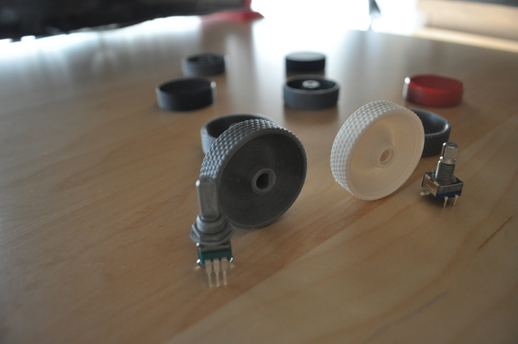 Knob - cap for potentiometer or encoder D40x12mm 3D Print 209784