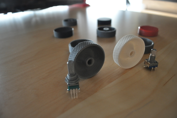 Knob - cap for potentiometer or encoder D40x12mm