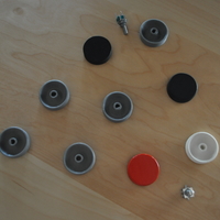 Knob - cap for potentiometer or encoder D40x12mm - Thumbnail 2