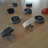 Knob - cap for potentiometer or encoder D40x12mm - Thumbnail 5
