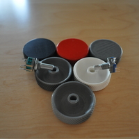 Knob - cap for potentiometer or encoder D40x12mm - Thumbnail 6