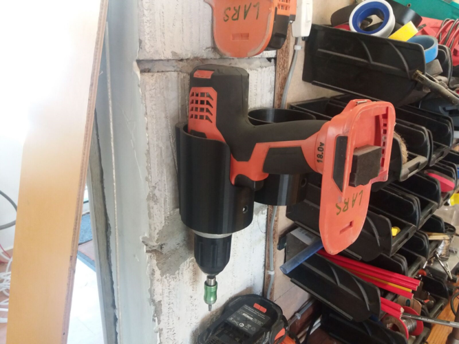 Drill machine wall mount 3D Print 209953