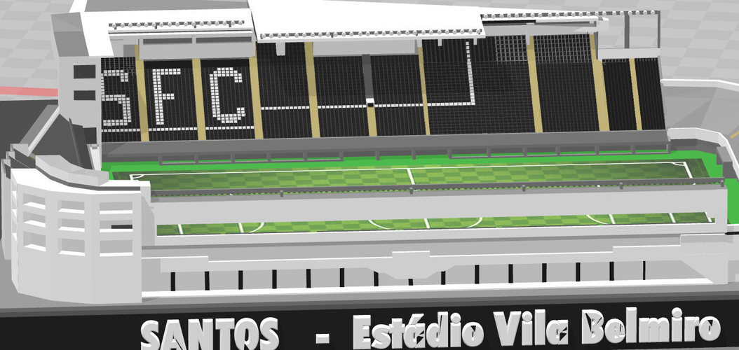 Santos FC - Vila Belmiro 3D Print 210008