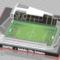 Small Santos FC - Vila Belmiro 3D Printing 210010