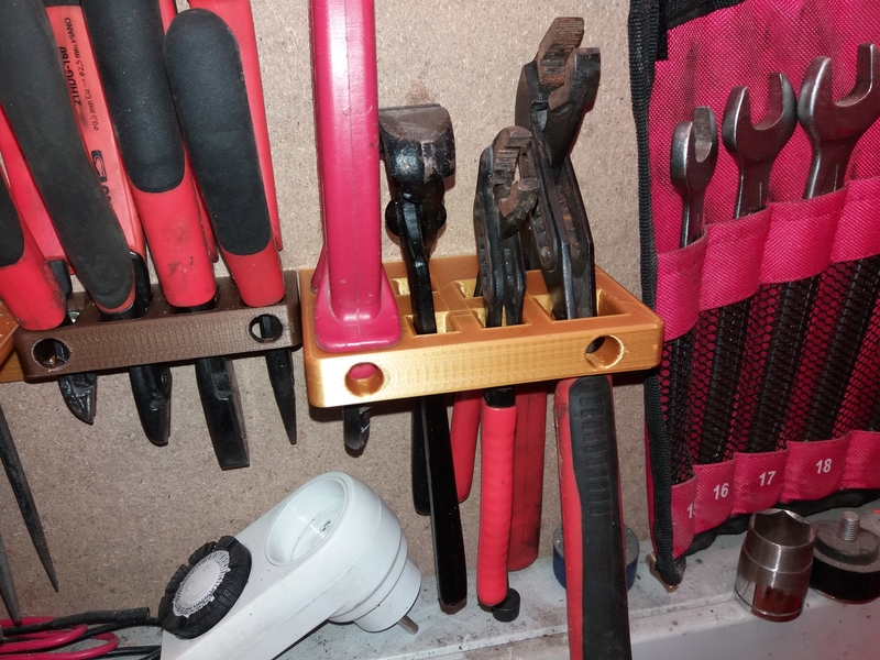 Various pliers wall mount