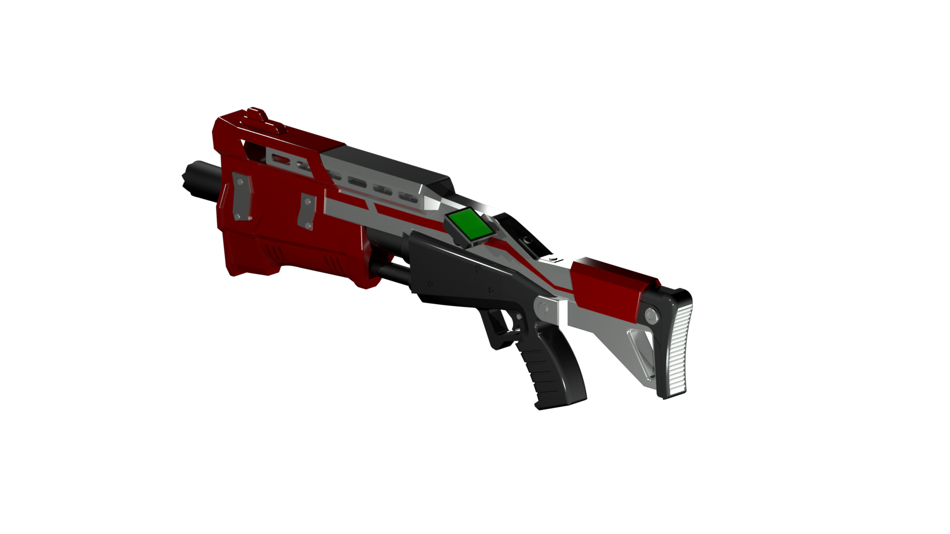 diy fortnite real size tactical shotgun hq printable kit, 3d printing desig...
