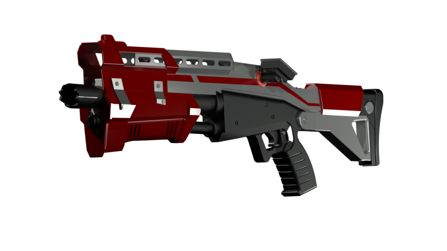 DIY Fortnite real size Tactical Shotgun HQ printable kit 3D Print 210173