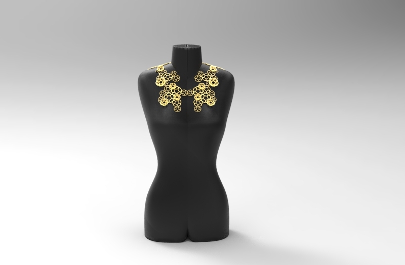 Camellia-Neck piece
