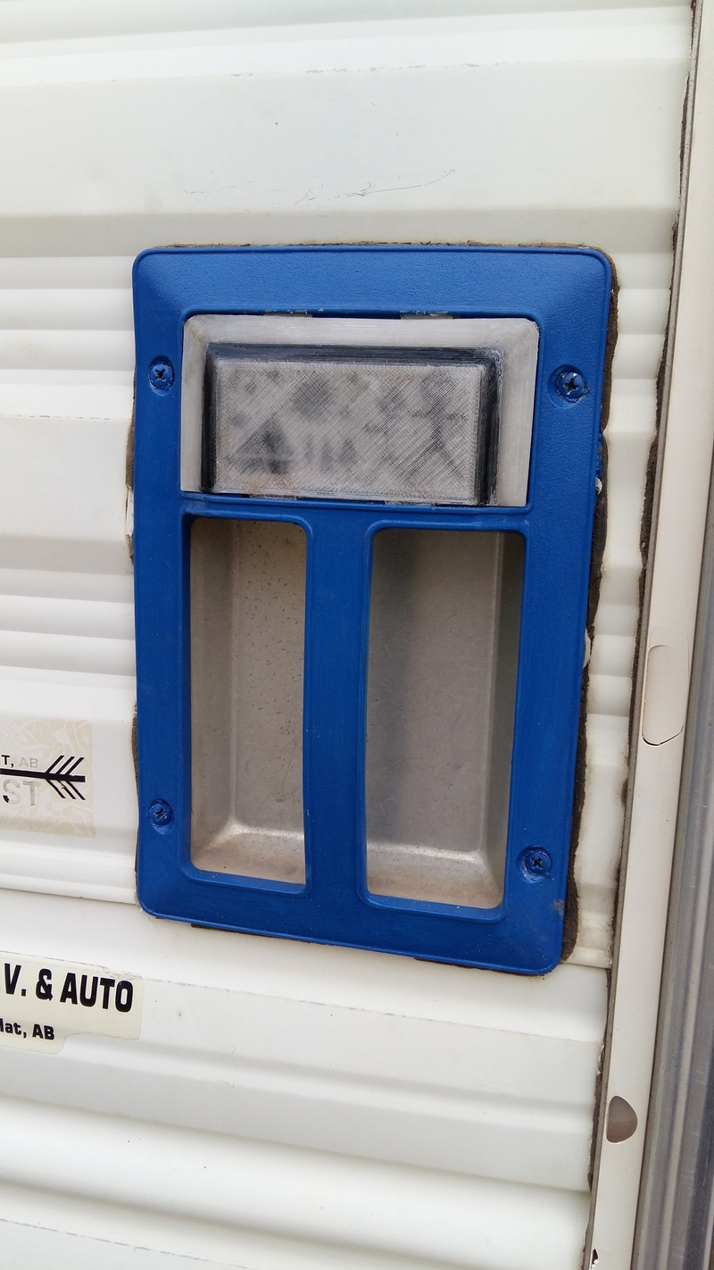 RV porch light lens
