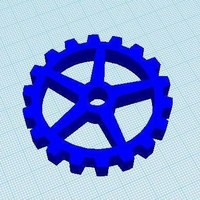 Small Gear-Base 3D Printing 210274
